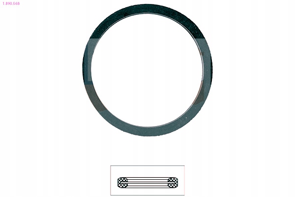 фото №2, Прокладка термостата renault megane 1.4 16v 00- eps