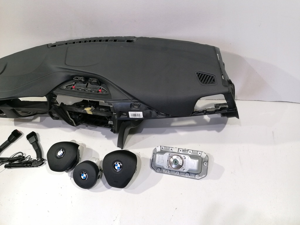 фото №5, Bmw 3 f30 f31 f34 панель приладів консоль подушка безпеки натягувачі