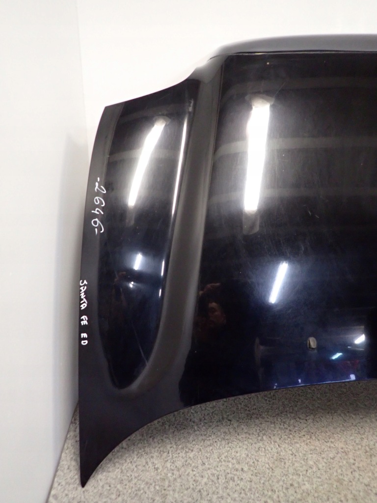 фото №7, Hyundai santa fe 01- капот кришка двигуна ed