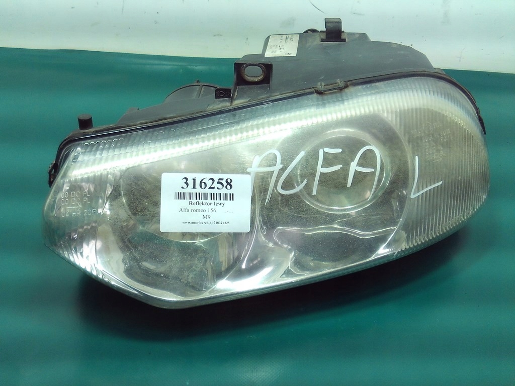 фото №1, Alfa romeo 156 фара лівий передній лампа перед ксенон 606795170