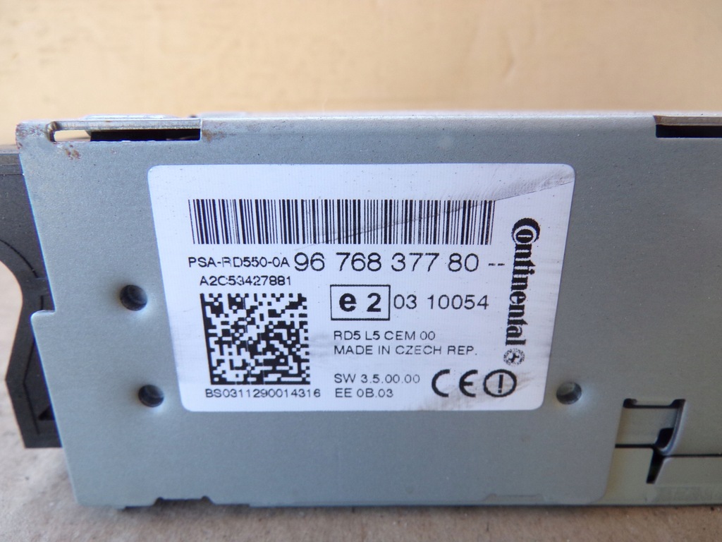 фото №4, Радио cd 9676837780 citroen ds4