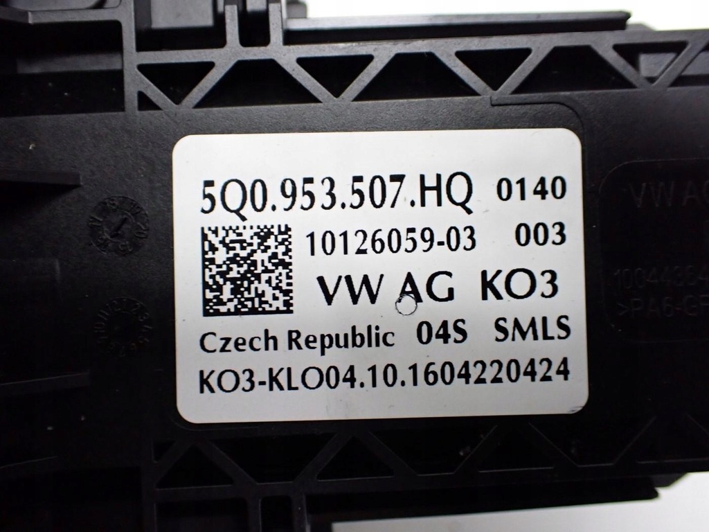 фото №8, Важіль перемикач стрічка комбінований 5q0953507hq skoda octavia iii 5e 16r