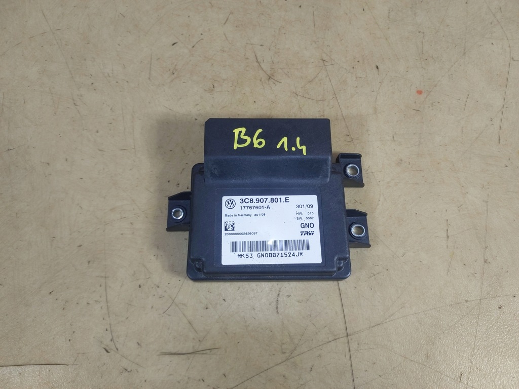 фото №1, Vw passat b6 cc b7 модуль блок управления тормоза ручного 3c8907801e