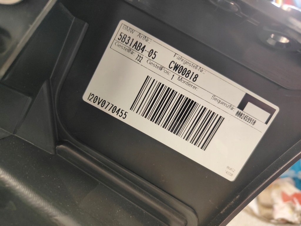 фото №16, Bmw i20 ix lift lci бампер перед передній m набір frozen black usa