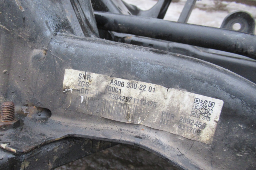 фото №4, Sprinter 906 12r подрамник подрамник подрамник перед