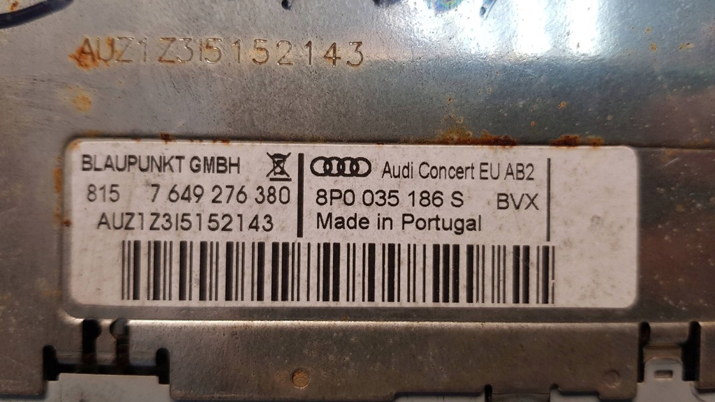 фото №6, Радио concert 8p0035186s audi a3 8p lift оригинал