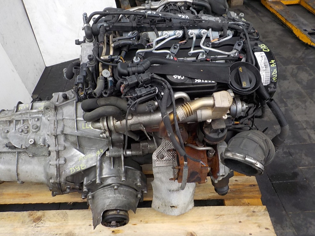 фото №10, Audi a4 b8 09r 2.0 tdi 143km двигатель cag kompletny film