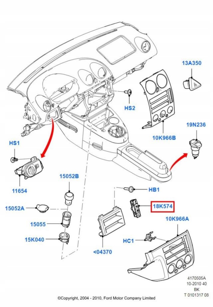 фото №10, Панель подогрев стекло ford fiesta fusion
