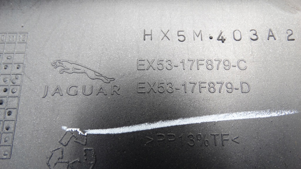 фото №12, Jaguar f-type svr x152 2017- диффузор накладка бампера задняя ex53-17f879-c