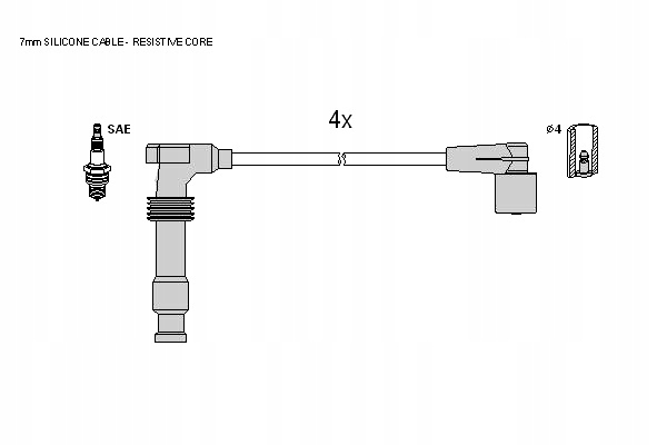 фото №1, Шланг зажигание starline zk 9822