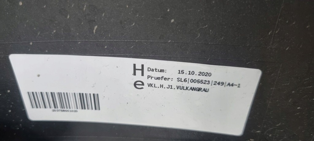 фото №14, Porsche taycan 9j1 бампер задний задняя 9j0807421e