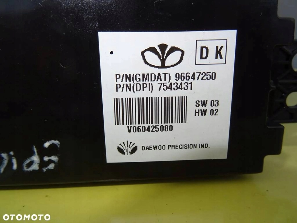 фото №6, Дисплей годинник chevrolet epica 96647250 nr13