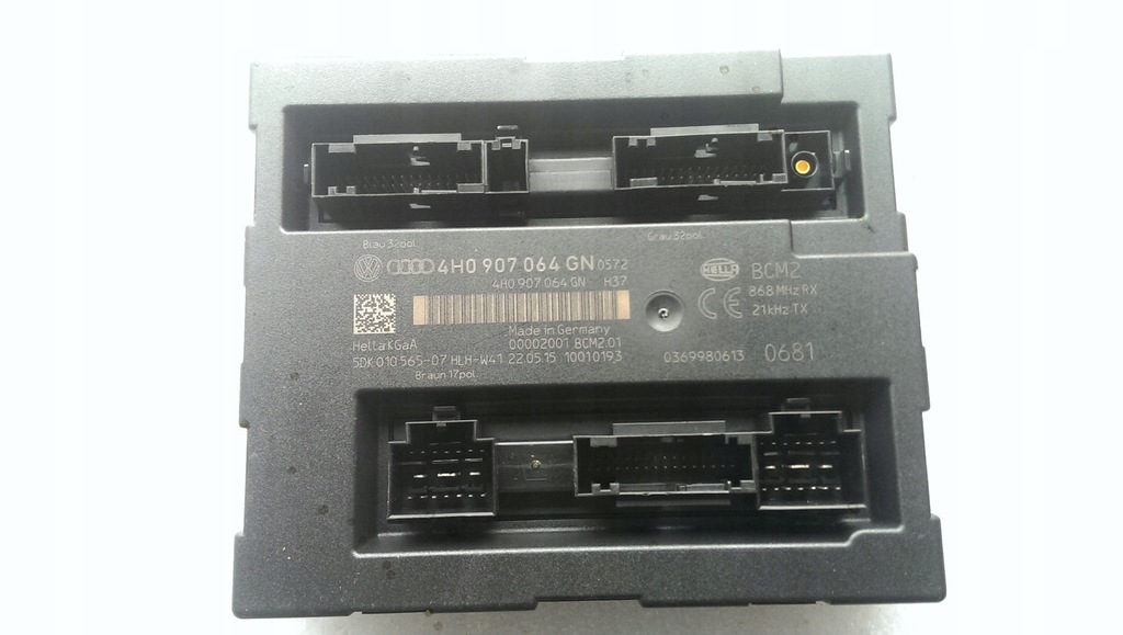 фото №1, Модуль комфорту audi 4h0907064gn