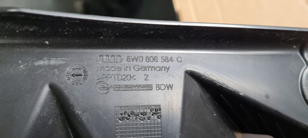 фото №9, Rs5 8w lift s5 a5 накладка защита чашка правая правый перед 8w0806584c a4