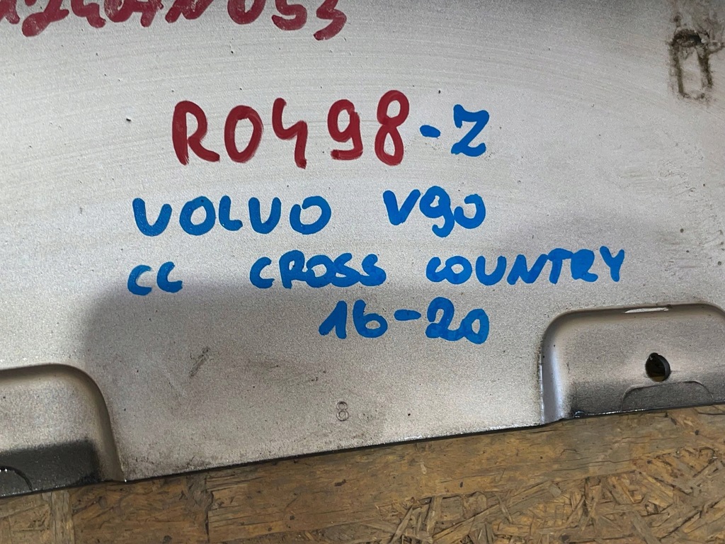 фото №11, Volvo v90 v-90 cc cross country 16-20 спойлер молдинг бампера перед