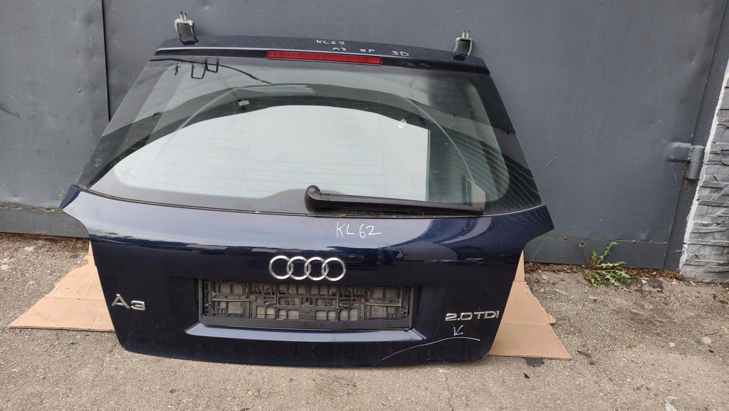 фото №1, Audi a3 8p 3d кришка багажника задня скло