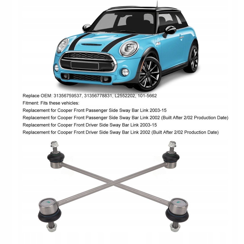 фото №14, 1 пара з'єднувач стабілізатора передній