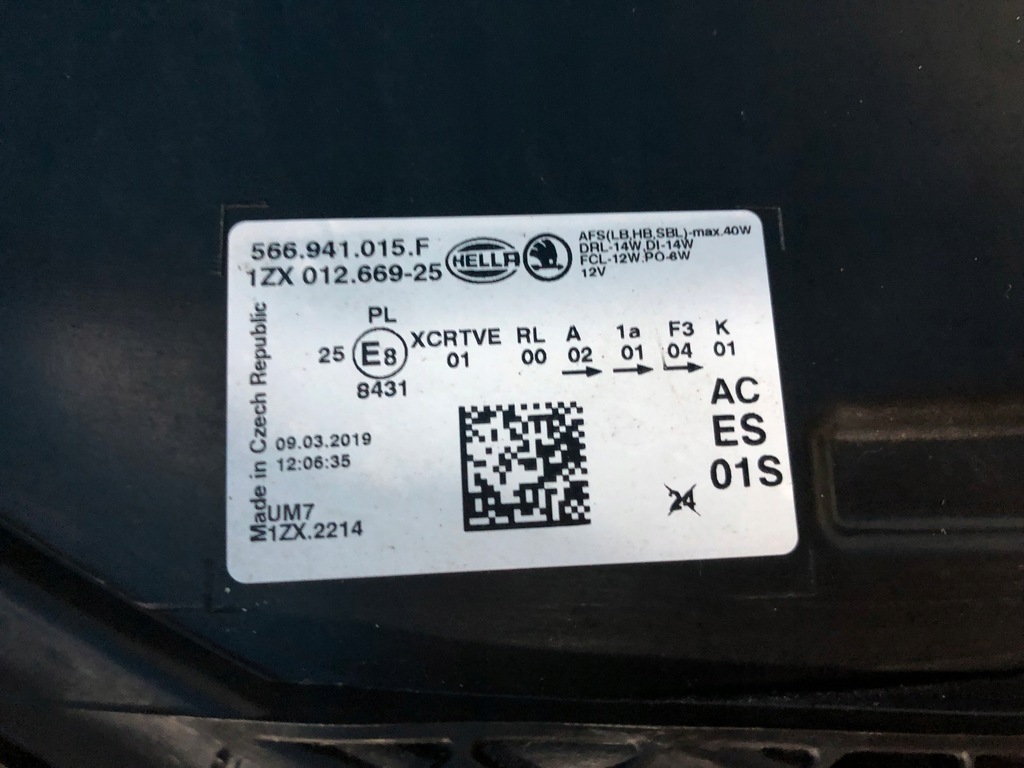 фото №11, Skoda kodiaq лампа лівий перед ліва передня led europa