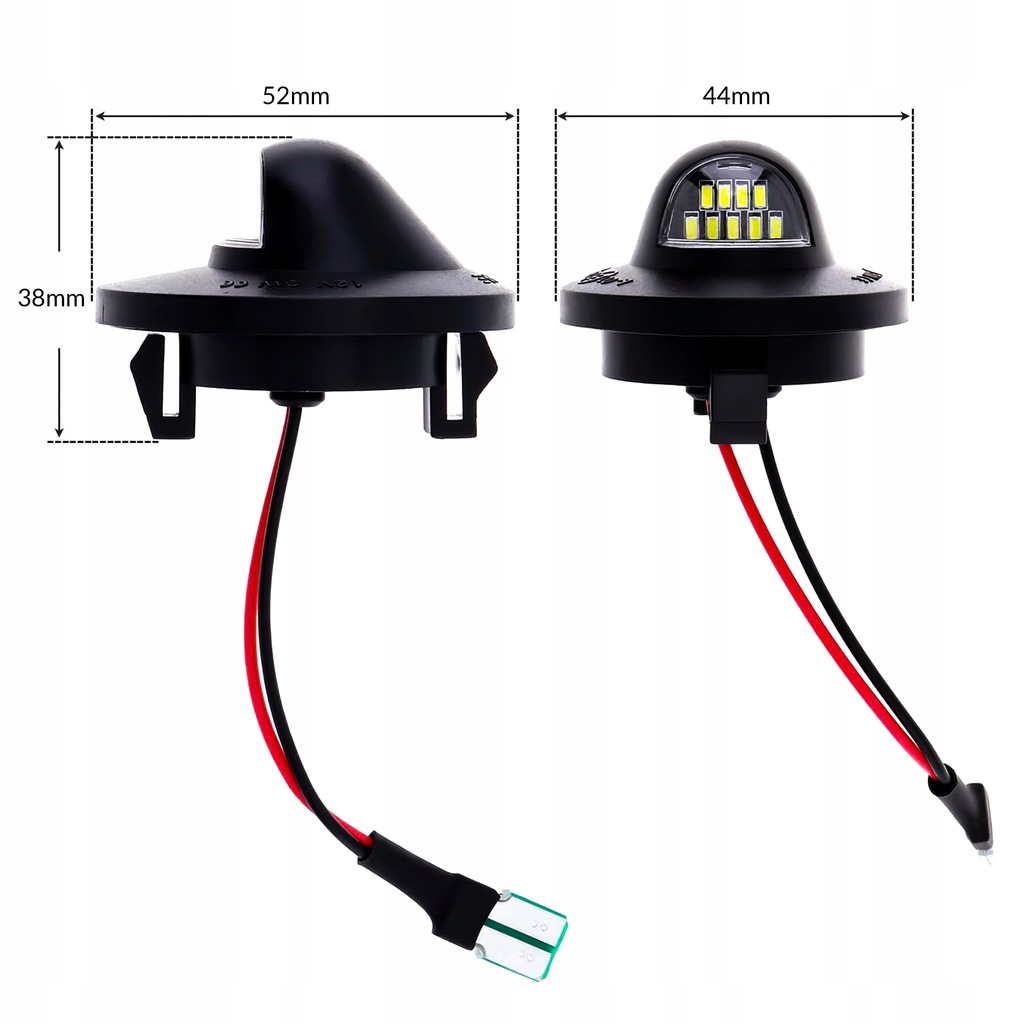 фото №13, 2x фонари led подсветка номерного знака регистрационный ford f-150 f150 f-250