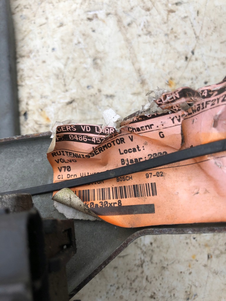 фото №6, Механізм моторчик двірник volvo s70 v70 c70