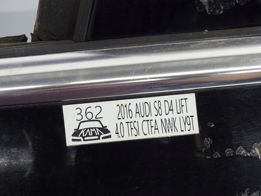 фото №13, Двері лівий перед ліва передні audi a8 d4 lift чорні ly9t !ні long!