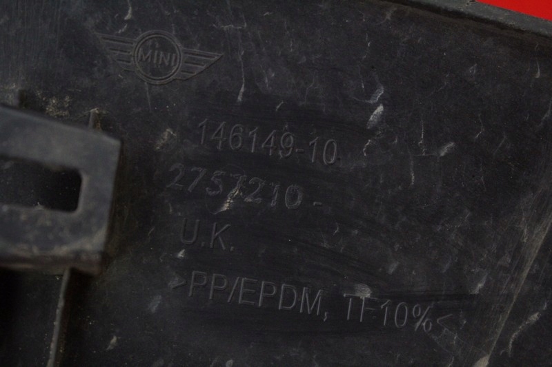 фото №13, Молдинг крила лівий перед czarna 146149-10 mini cooper r56 06-13