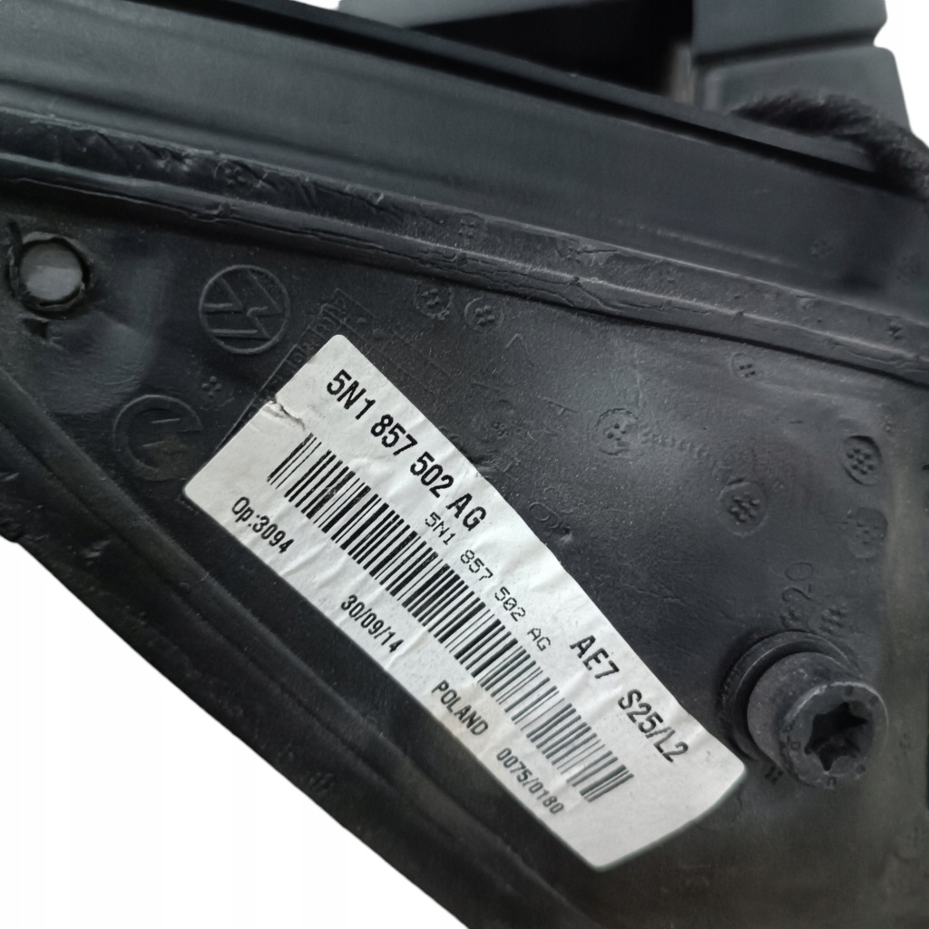 фото №8, Зеркало правое vw tiguan i 5n 6-pin eu