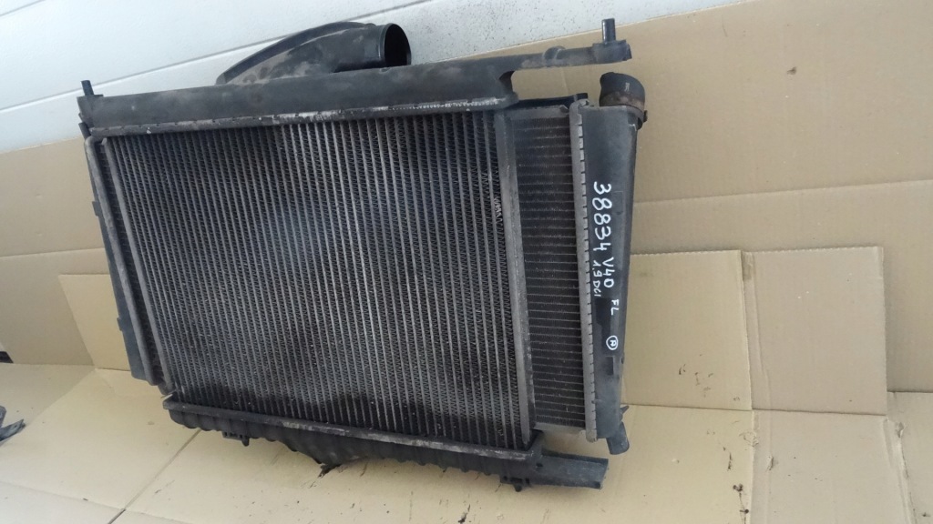 фото №2, Volvo v40 lift 1.9 dci koplet радиатор вентилятор