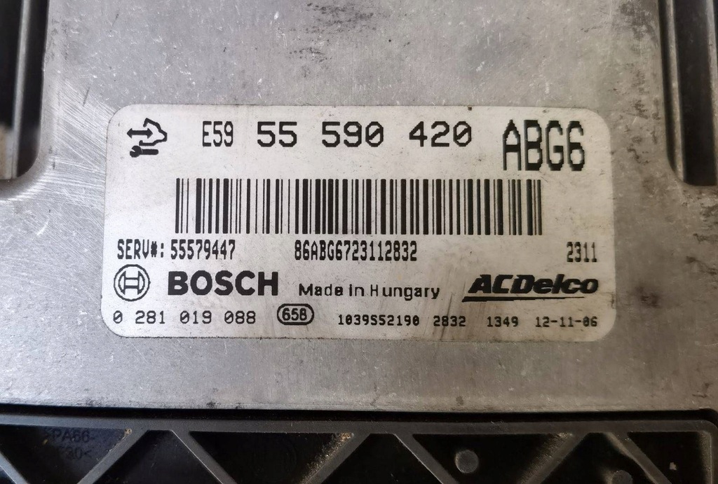 фото №8, Блок керування двигуна opel insignia a 2012 55590420