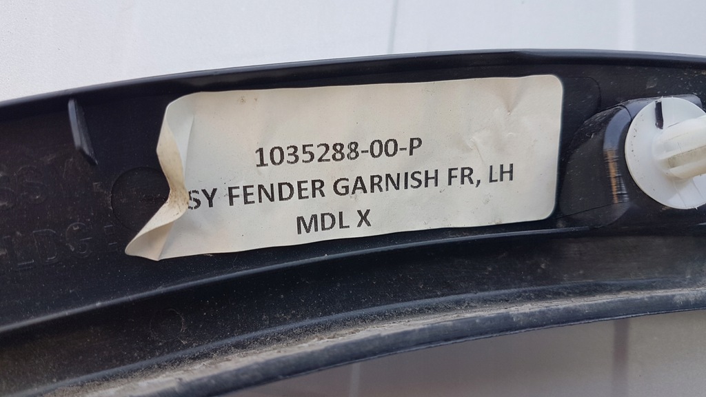фото №7, Молдинг крыла перед левый tesla x