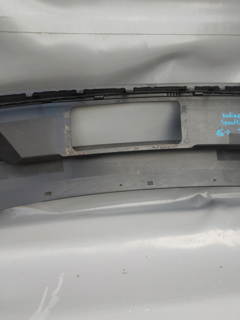 фото №13, Спойлер дифузор молдинг бампера накладка задня skoda kodiaq 16- sportline