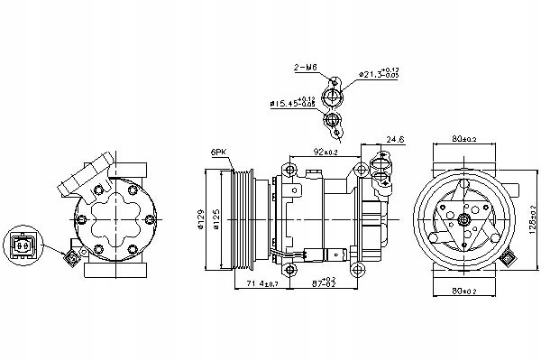 фото №11, Nissens 89332 компресор кондиціонера