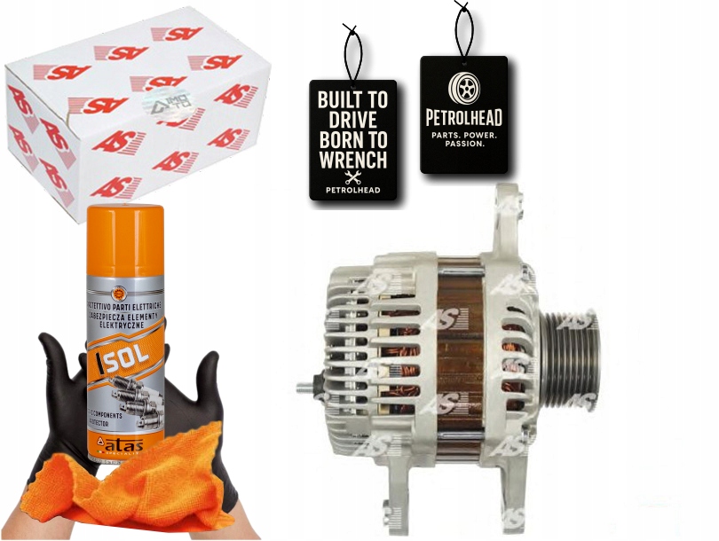Купить Генератор mazda 3 2.2 09- 100a as-pl #petrolhead pro+ kit4