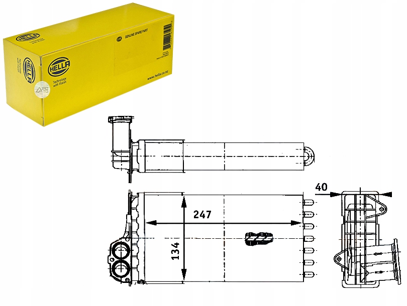 фото №1, Обігрівач hella pe6199 30957 9101259