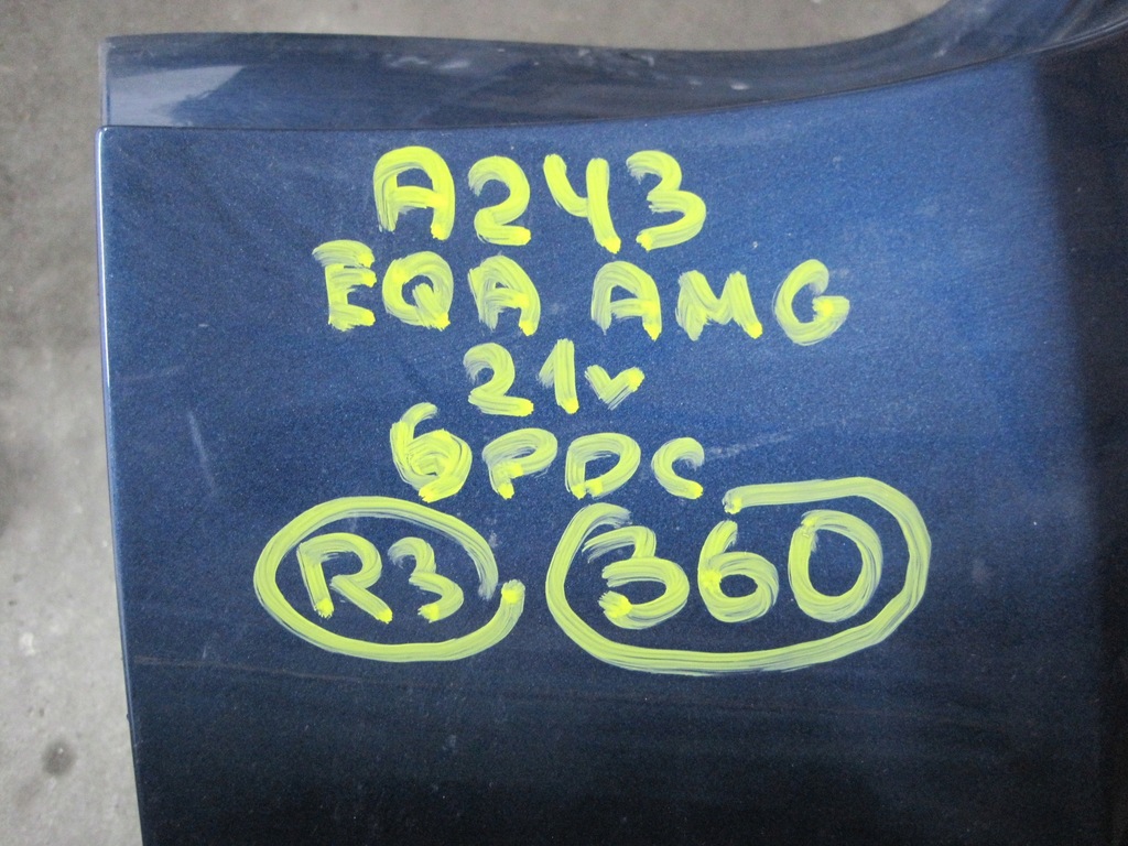 фото №10, Бампер mercedes eqa a243 amg 21r 6 pdc задня задній