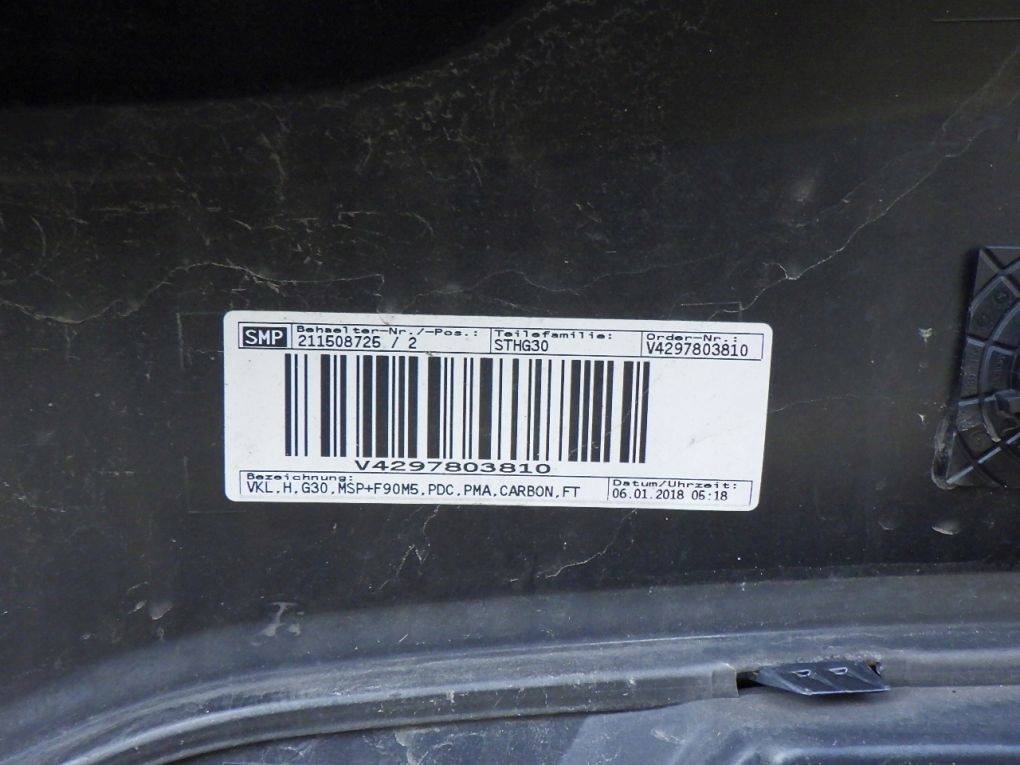 фото №8, Bmw 5 g30 m5 f90 sedan m набор бампер задний