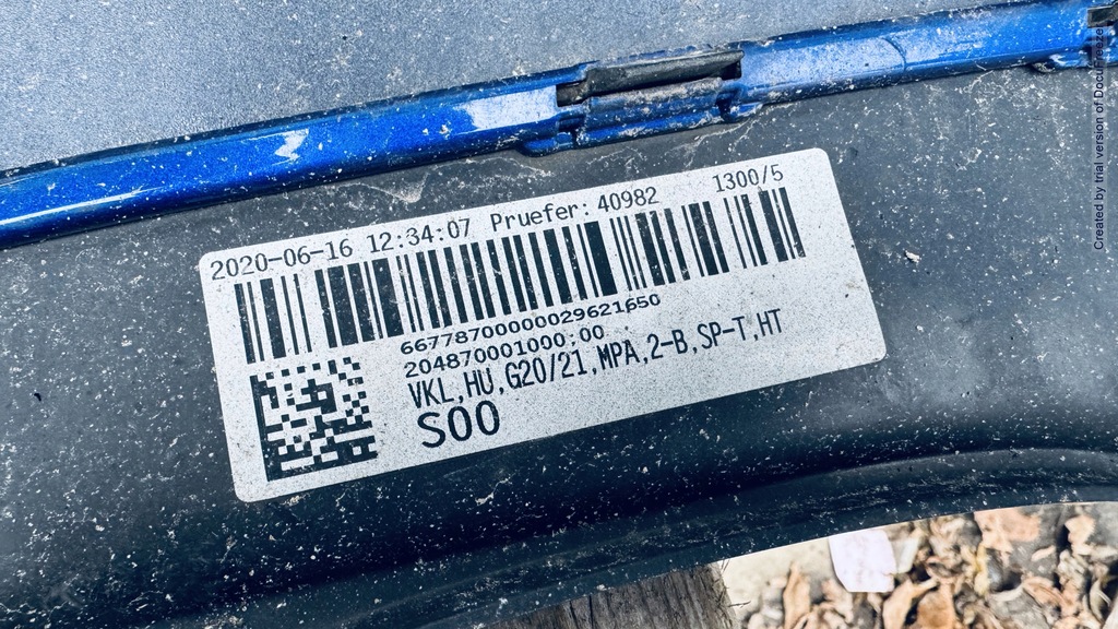 фото №12, Бампер задний задняя bmw m 3 g20 sedan m performance 340d