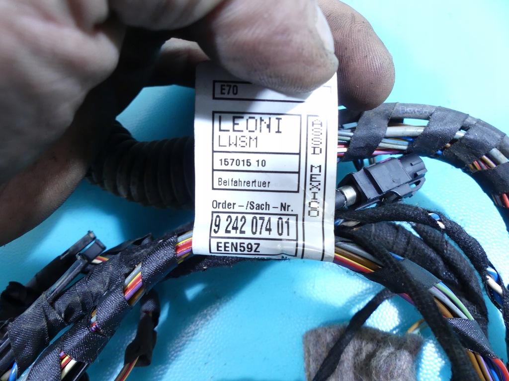 фото №4, Электропроводка жгут дверь правый перед bmw x5 e70