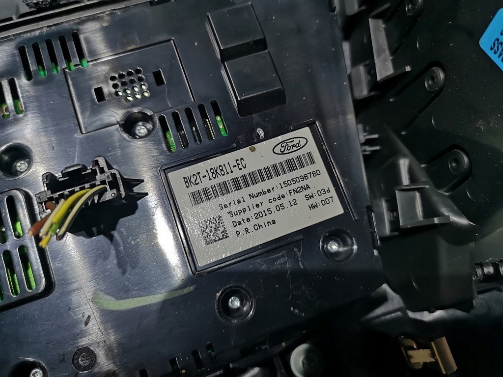 фото №2, Ford transit custom панель радіо bk2t-18k811-ec