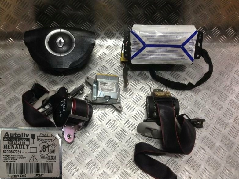 фото №1, Renault espace iv lift 08' комплект подушек подушка безопасности