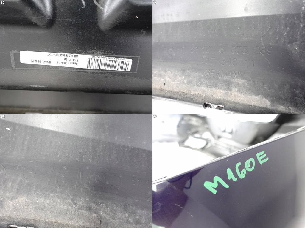 фото №12, Bmw 8 g16 gran coupe m-pakiet бампер задняя 6xpdc