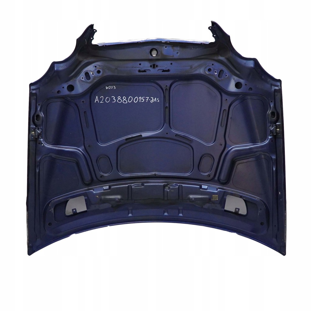 фото №15, Mercedes w203 капот крышка двигателя jaspis blue niebieski металлик - 345