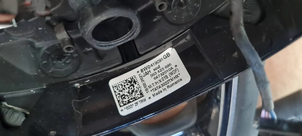 фото №13, S5 8w lift a5 воздуховод кожа кожаный подогрев лепестки переключения sline s4 b9 8w a4