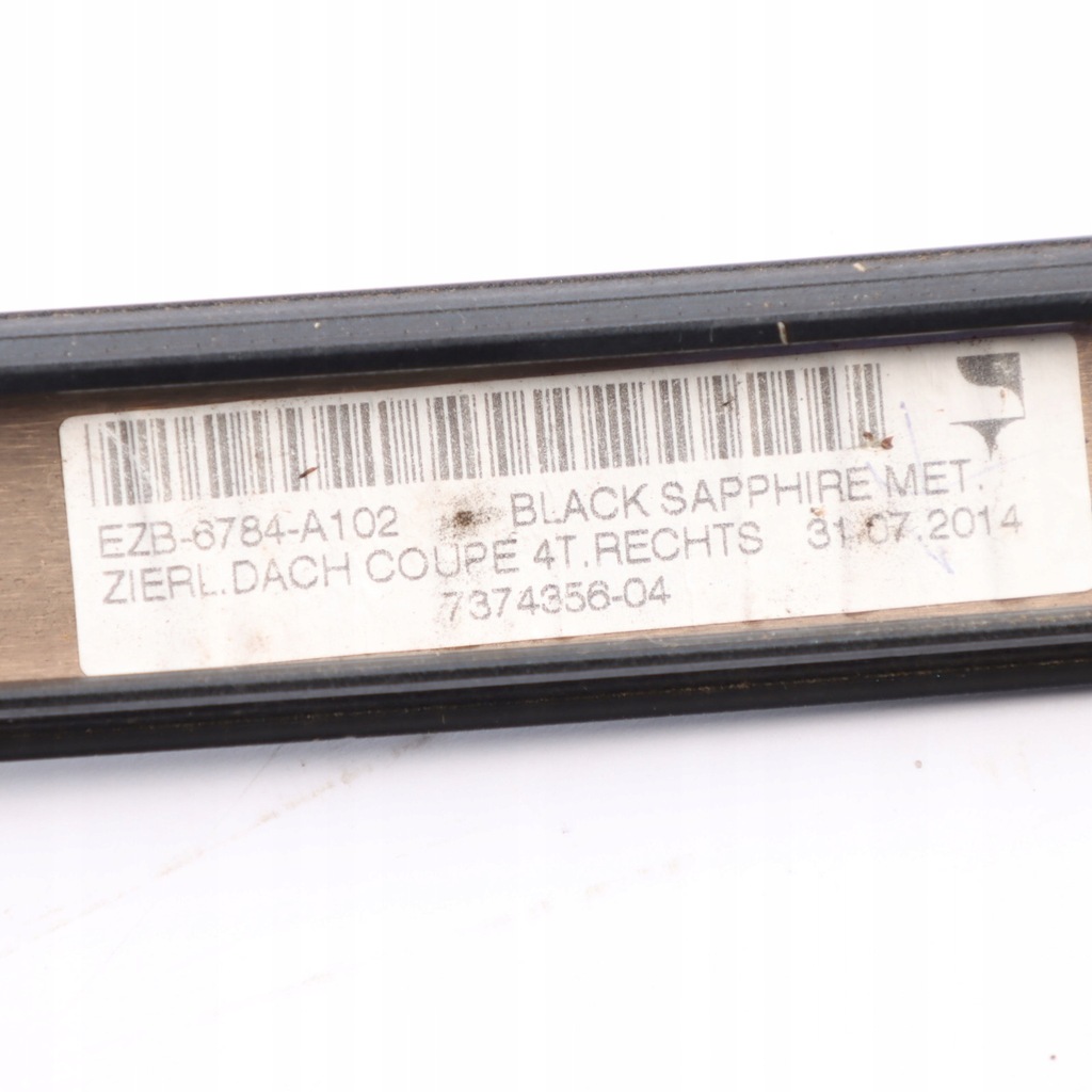 фото №11, Bmw f36 молдинг кровельная крыша правая чёрный металлик - 475