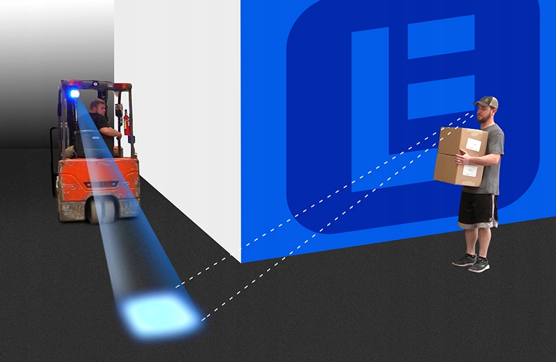 фото №5, Лампа попереджувальна clark hyster led blue spot