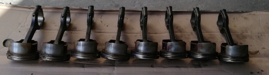 фото №4, Поршень з шатун - mercedes 5.0 |r1130106505