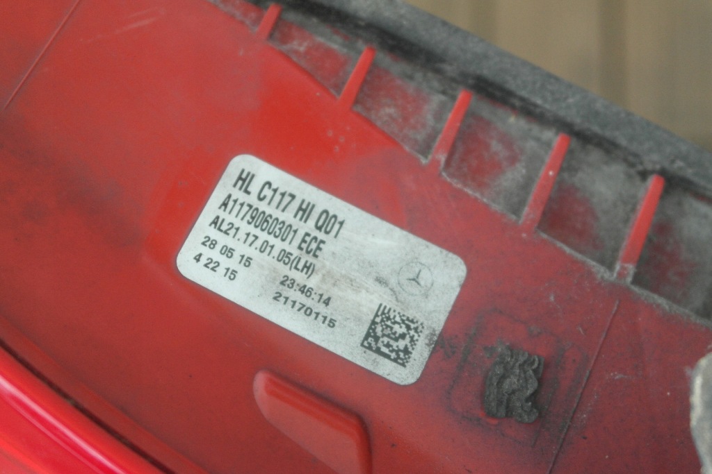 Mercedes cla w117 13-16 крышка багажника задняя бампер 6x pdc лампы led европа комплект  787 в Украине