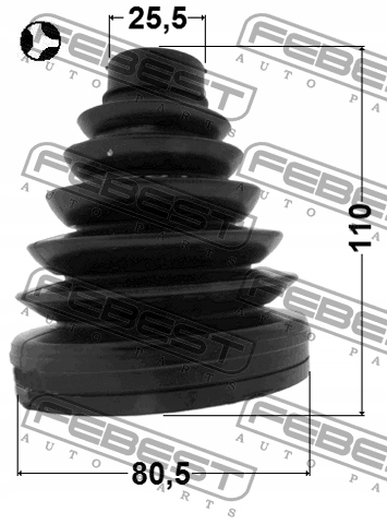 фото №6, Защита шарнир приводного внутреннего chevrolet cruze 1.4 1.6 1.7