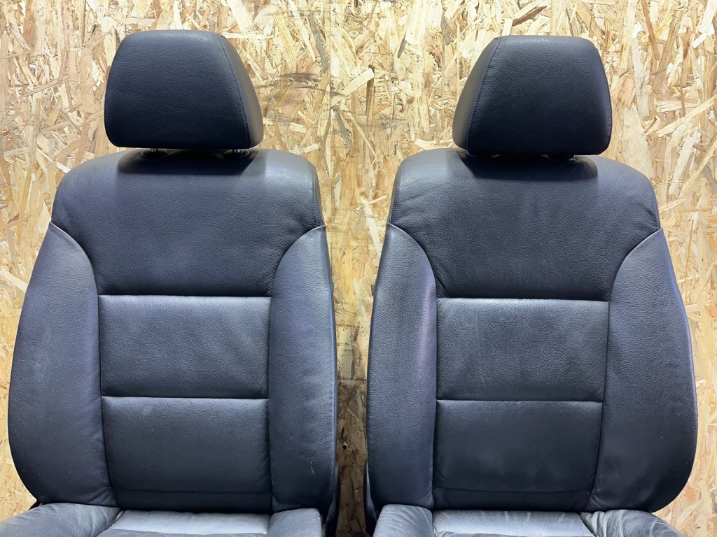 фото №12, Комплект сидіння заднє сидіння обшивки оббивка czarna шкіра europa bmw e61 gr