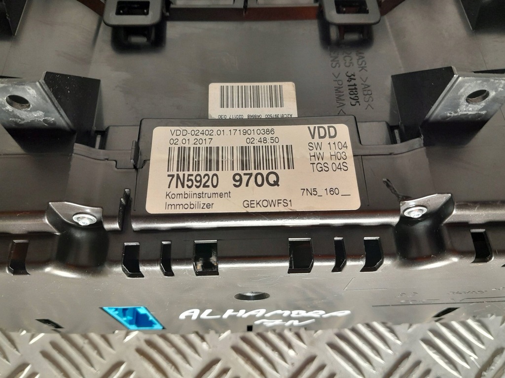 фото №10, Seat alhambra 7n mk2 лічильник прилади спідометр 7n5920970q
